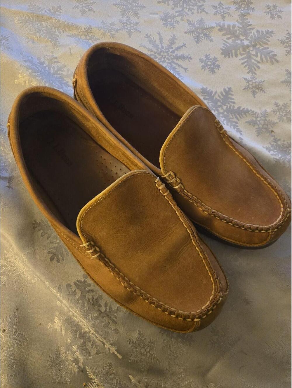 L.L. Bean Men's Suede Leather Loafers Size 8.5M - Picture 3 of 5